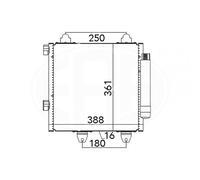 Condensateur CG428G 53005999 TOA5414 43259 88450-0H010 818013 161333A 43258