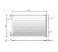 VALEO Condenseur de climatisation 822550 – Compatible Citroën/Peugeot/Toyota/Opel/DS