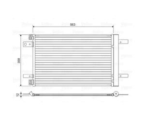 Condensateur Citroen C4 - VALEO - 822550