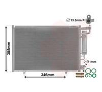 Condensateur Climatisation Avec Sèche-linge pour Ford de Fiesta