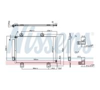 Condenseur de climatisation R 134a 940810 NISSENS pour HONDA JAZZ IV
