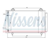 NISSENS 940081 Condenseur, climatisation