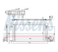 NISSENS 941047 Condenseur, climatisation