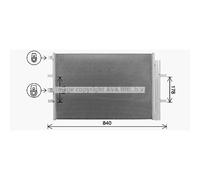 AVA COOLING SYSTEMS FD5675D Condenseur, climatisation