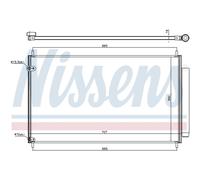 Condensateur Climatisation Avec Sécheur Pour Honda Legend IV KB