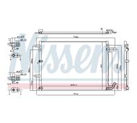 NISSENS 940675 Condenseur, climatisation