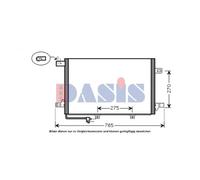 AKS DASIS 122024N Condenseur, climatisation