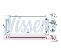 Condensateur Climatisation Avec Sécheur Pour Nissan Sentra VI B16