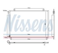 NISSENS 941171 Condenseur, climatisation