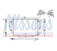 Nissens Condenseur climatisation 940691 avec déshydrateur pour SUZUKI SX4 S-Cross JY