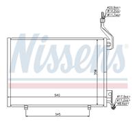 Condensateur Climatisation Climacooler 540 X 358 Pour Ford Fiesta VI