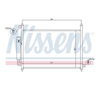 Condensateur Climatisation Climacooler Avec Sécheur Pour Honda FR-V BE