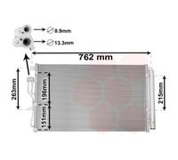 Condensateur Climatisation Climacooler Avec Sécheur Pour Hyundai IX55
