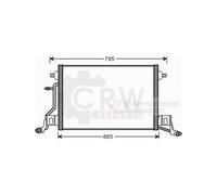 Condensateur Climatisation Climacooler Pour Audi A6 Avant 4B C5