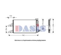 Condensateur Climatisation Climacooler Pour Lancia Y 840A 1.2 520x280x34