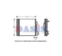 Condensateur Climatisation Climacooler Pour Smart Fortwo Coupe 450 0.8 CDI 0.7