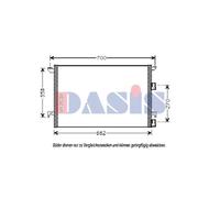 Condensateur Climatisation Climatiseur pour Saab 9-3 Cabriolet YS3F