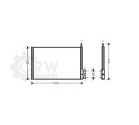 Condensateur Climatisation Pour Ford Fiesta V ST150 Année 05-08