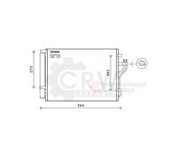 Condensateur Climatisation Pour KIA Sportage 2.0 CRDI AWD 1.7 Carens IV