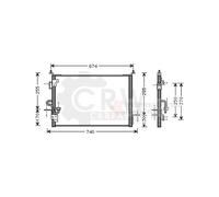 Condensateur Climatisation Pour Land Rover Defender Station Wagon L316