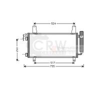 VAN WEZEL 27005157 Condenseur, climatisation