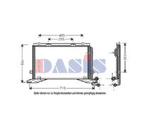 Condensateur Climatisation pour Mercedes-Benz T-Modèle