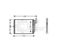 Condensateur Climatisation Pour Porsche Boxster 2.5 2.7 911 Cabriolet