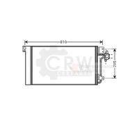 Condensateur Climatisation Pour VW Transporter V Bus 1.9 TDI 2.5