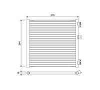 Condensateur Climatisation VALEO Pour PORSCHE 911 (991)