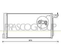 Condensateur, Climatiseur FD428C001 PRASCO Pour FORD