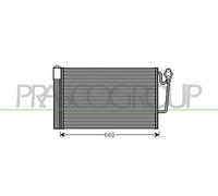 Condensateur, Climatiseur MN306C002 PRASCO Pour MINI