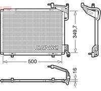 Condensateur, Climatiseur Pour FORD B-MAX FIESTA TOURNEO COURIER TRANSIT COURI
