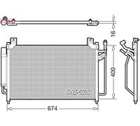 Condensateur, Climatiseur Pour MAZDA CX-7