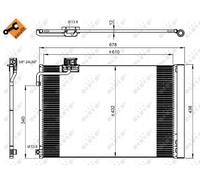 Condensateur, Climatiseur Pour MERCEDES-BENZ CLS SL SLK SLS