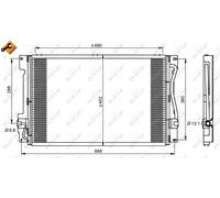 Condensateur, Climatiseur Pour VOLVO 850 C70 S70 V70 XC70