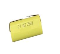 Condensateur croisé sans électrode à broches en cuivre 20UF 22UF 25UF 27UF 28UF 250V(27uf 1 1pcs)
