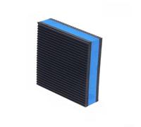 Condensateur de climatisation robuste avec couche en liège EVA - Isolateur de vibrations antidérapant pour mini unité AC Split Support de montage extérieur (50 x 50 x 22,3 mm)