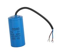 Condensateur de Course CD60 300Uf, Condensateur de Marche, Condensateur de Démarrage avec Conducteur à Fil 250VAC 50/60HZ pour Compresseur d'air Moteur de Commutation,Moteurs AC Pompes à eau