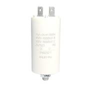 Condensateur de démarrage 25 µF 450 V AMP - Condensateur de démarrage - Fiche CBB60 - Condensateur de travail M8 avec joint écrou (25,0 µF)