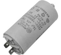 Condensateur de démarrage 416.10.21 A [incl. fiche 6,3x0,8mm] Condensateur moteur 14µF 400V 36x70mm I Condensateur dans boîtier plastique is