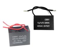 Condensateur de démarrage CBB61 450V 1/2 / 5/2 / 3/3 / 4/8 / 10/12 / 15/16 / 20UF, ventilateur de plafond, moteur d ' échappement, ventilateur de fonctionnement pour climatiseurs