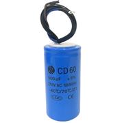 Condensateur de démarrage CD60 500UF, condensateur de démarrage de moteur électrique robuste