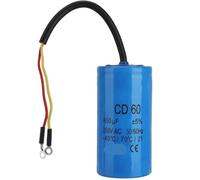 Condensateur de démarrage CD60 600 µF 250 V CA 50/60 Hz 1 pièce