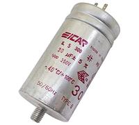Condensateur de démarrage Condensateur du moteur 30µF 250V 40x78mm Prise De Courant 2,8x0,8mm ICAR 30uF