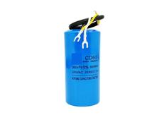 Condensateur de démarrage de moteur CD60, 1 pièce, 250V, 300V, 450V/100/150/200/250/300/350/400UF(450V 300UF)