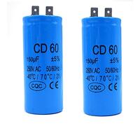 Condensateur de démarrage de moteur CENPEK CD60 Condensateur de fonctionnement rond 50x100mm pour moteur électrique et Machine à laver-150UF