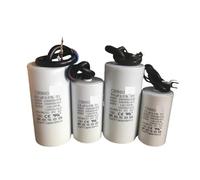 Condensateur de démarrage de moteur PET CBB60 450V 2uF ~ 100uF, 1 pièce, avec Terminal de fil, antidéflagrant for moteur de pompe à eau de compresseur d'air(450-500V 6uF 35x64)