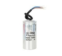 Condensateur de démarrage en aluminium CD60 350μF 450V AC - Pour Moteurs Monophasés, Réfrigérateurs, Pompes, Climatiseurs, Compresseur - 1 Pièce SYNN (350uF)