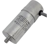 Condensateur de démarrage Hydra MKP-500 10-C [incl. câble 40cm] Condensateur moteur 10µF 470V 35x90mm I Condensateur avec boîtier métallique
