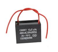 Condensateur de démarrage/marche moteur CBB61 15 µF